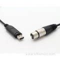 RS485 USB-A to XLR 3PIN female Cable